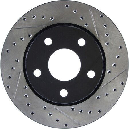 Centric Parts Sport Drilled/Slotted Brake Rotor, 127.67068L 127.67068L